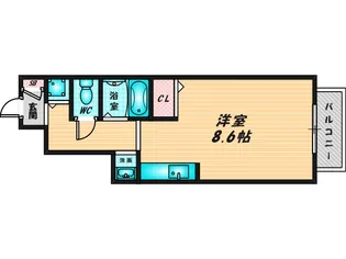 アローハイム【1階】の間取り