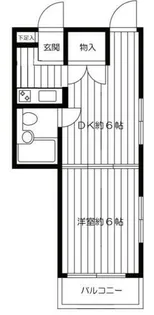 グリーンキャピタル北新宿【3階】の間取り