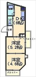 ノースヴィレッジII【4階】の間取り