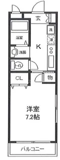 フラットエムズ【2階】の間取り