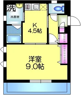 カーサ カッシーノ【4階】の間取り