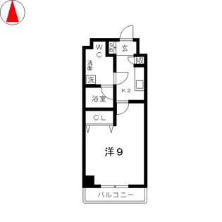 グランハイツ東中野【3階】の間取り