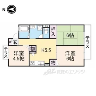 レスポワール1【2階】の間取り