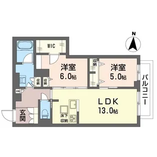 リラフォート【2階】の間取り
