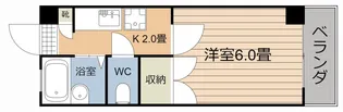 エントピア鴨池第11【3階】の間取り