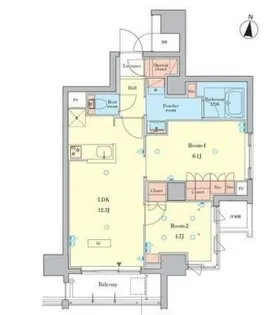 RJRプレシア千鳥【3階】の間取り
