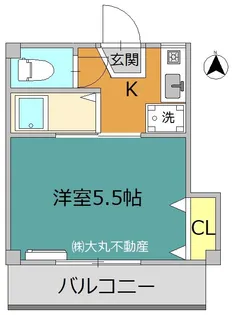 チェリーハイツ【2階】の間取り