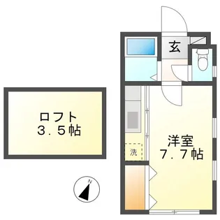 ロッソコルサ【2階】の間取り