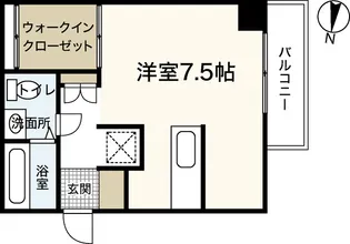 ソルヴェール舟入本町【3階】の間取り