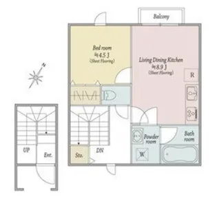 kukkula kuriya【2階】の間取り