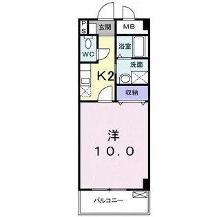 グランアールコハマ【2階】の間取り