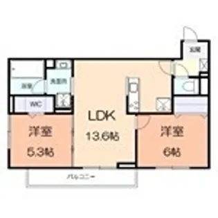 ルオント【2階】の間取り