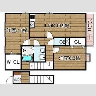 グランモア神内【2階】の間取り