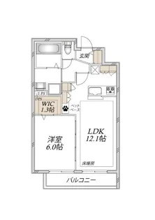 ヘーベルトール津田沼【3階】の間取り