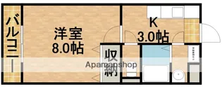 エレンシア【3階】の間取り