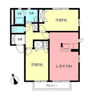 フェリセスI【1階】の間取り