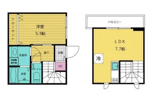 コートヤード表参道の間取り