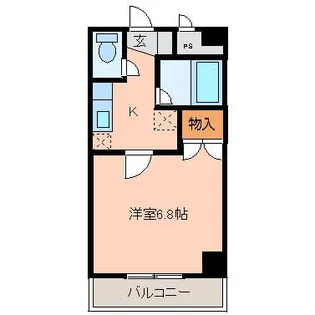 ガーデンプレイスT&T【6階】の間取り