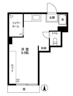 ユタカビル【1階】の間取り