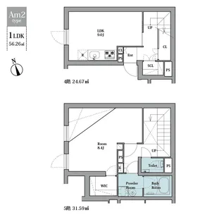 LEGALAND早稲田鶴巻町の間取り