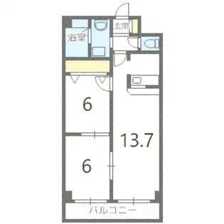 FARROCK AVENUE N41【3階】の間取り
