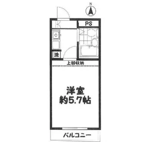 クレッセント駒場【3階】の間取り