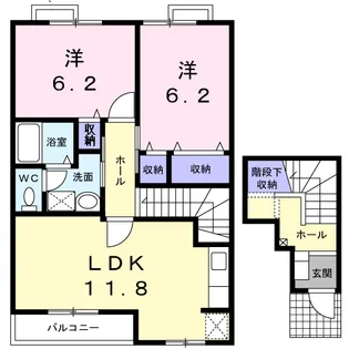 ブリュレ【2階】の間取り