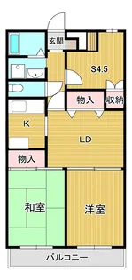 b’CASA三郷中央re-born【2階】の間取り