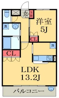 Bell Crest【1階】の間取り