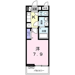 ルミエール神宮前【2階】の間取り