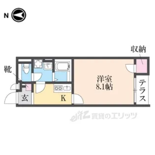 クレイノグランシャリオ【1階】の間取り