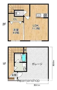 KIBOH【1階】の間取り