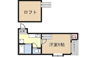 グランベル大須観音【2階】の間取り