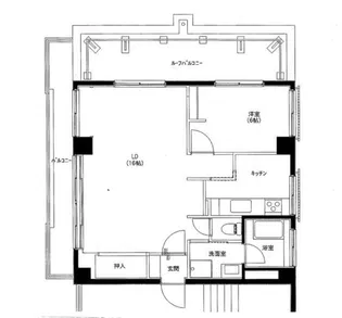 コーポ南町【2階】の間取り