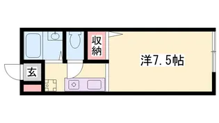 レクスコート【1階】の間取り
