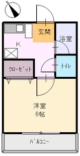 南行徳レイボーブリッジ【2階】の間取り