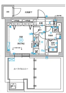 DIPS西新井【6階】の間取り