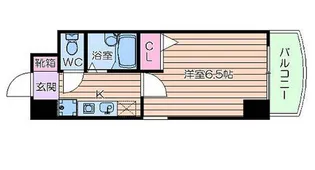 HOPE CITY天神橋【3階】の間取り