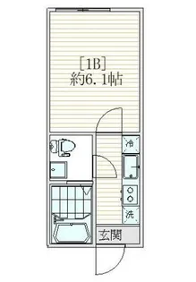 AW駒込ソメイレジデンス【1階】の間取り