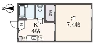 メープルヒルズ【2階】の間取り