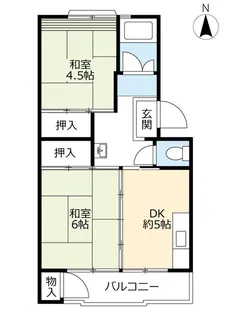UR高森台【3階】の間取り