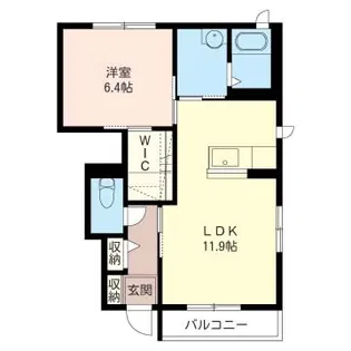 アルベール01【1階】の間取り