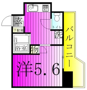 ラグジュアリーガーデン東松戸【9階】の間取り