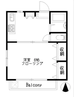 Bビレッジ【2階】の間取り