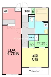 リベラマーロ【3階】の間取り