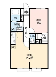 グリーンコート21【1階】の間取り