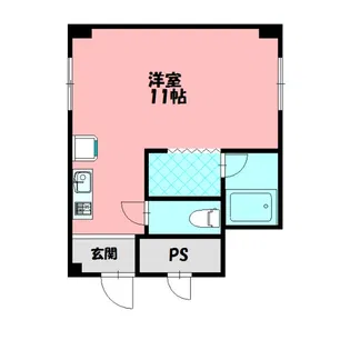 メゾン中宮【4階】の間取り
