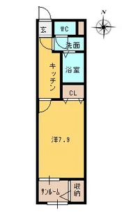 クレール8【2階】の間取り