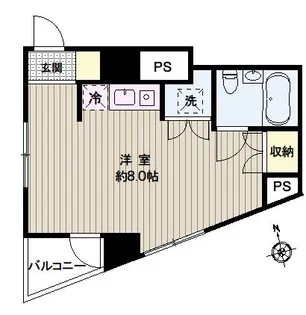 ドミール小石川【3階】の間取り