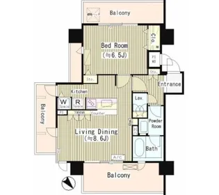 インザガーデン【10階】の間取り